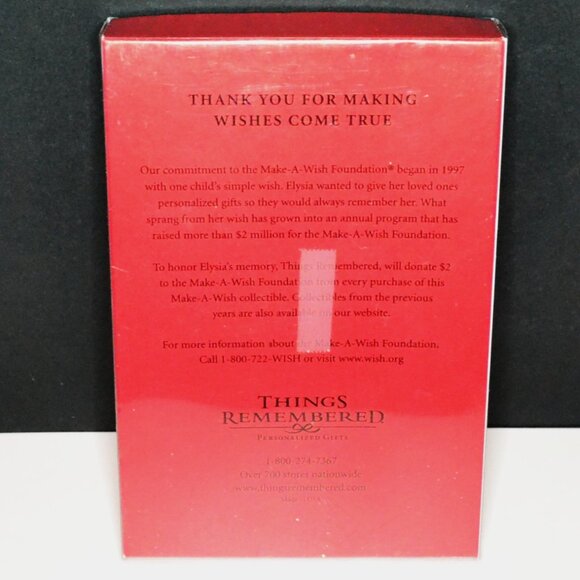 Things Remembered Make A Wish Christmas Ornaments Set Of 4 Pewter Holiday Decor - Picture 5 of 9